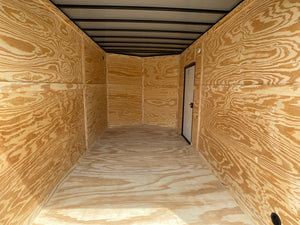 Enclosed Cargo Trailer 7'x14 Xtreme Cargo White Blackout 7' Interior Xtreme Cargo Trailers