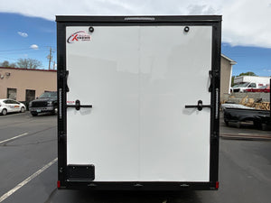 Enclosed Cargo Trailer 7'x14 Xtreme Cargo White Blackout 7' Interior Xtreme Cargo Trailers