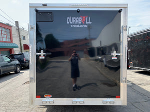 Enclosed Cargo 7'x14'+2'V Black RAMP DuraBull Aluminum 6'6" Interior ELITE Ron's Toy Shop, Inc.