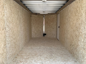 Enclosed Cargo 7'x14'+2'V Black RAMP DuraBull Aluminum 6'6" Interior ELITE Ron's Toy Shop, Inc.