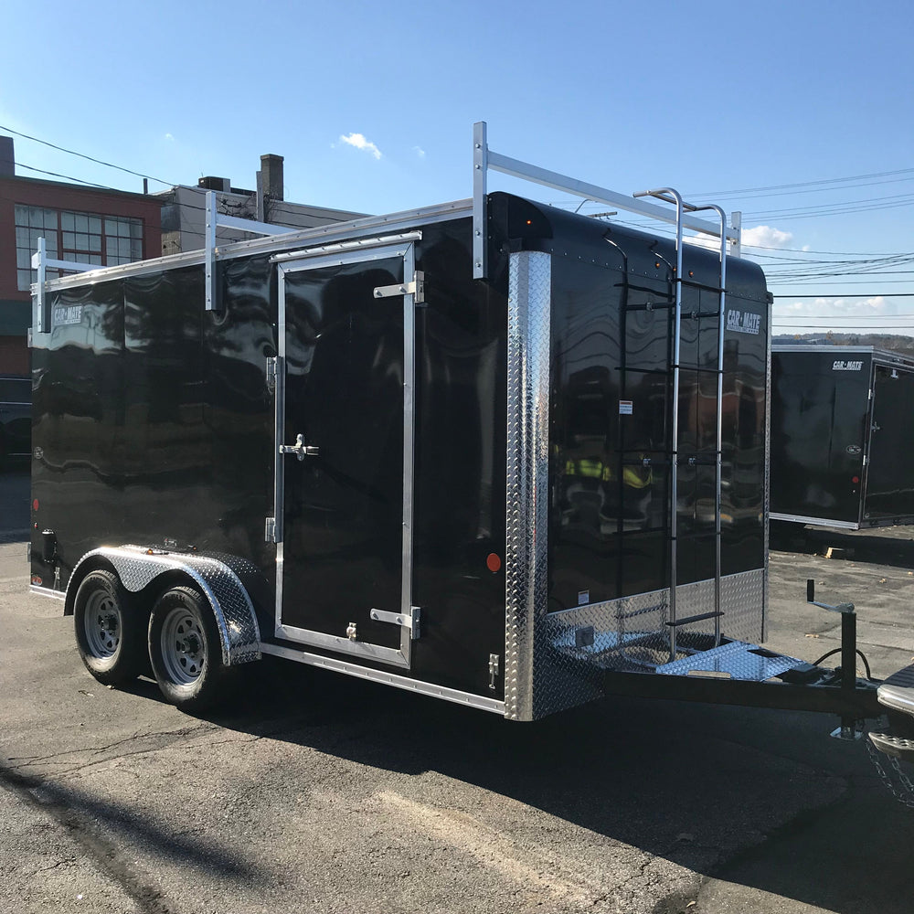 Enclosed Contractor Trailer 7'x14' BLK BARN 7000 Gvwr Car Mate Ron's Toy Shop, Inc.
