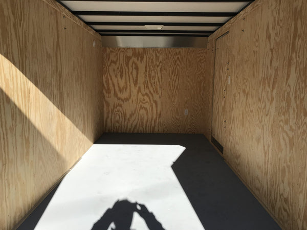 Enclosed Contractor Trailer 7'x14' BLK BARN 7000 Gvwr Car Mate Ron's Toy Shop, Inc.
