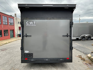Covered Wagon 7x16 Enclosed Cargo Trailer Ramp Door 7' Interior