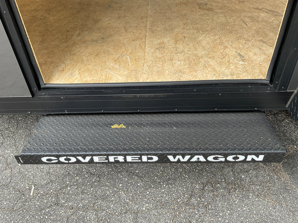 Covered Wagon 7x16 Enclosed Cargo Trailer Ramp Door 7' Interior