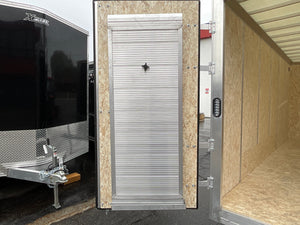 Enclosed Aluminum Cargo Trailer 7'x16' BLACK Barn Contractor Xpress Ultimate Contractor High Country Trailers