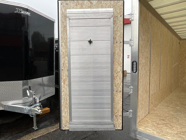 Enclosed Aluminum Cargo Trailer 7'x16' BLACK Barn Contractor Xpress Ultimate Contractor High Country Trailers