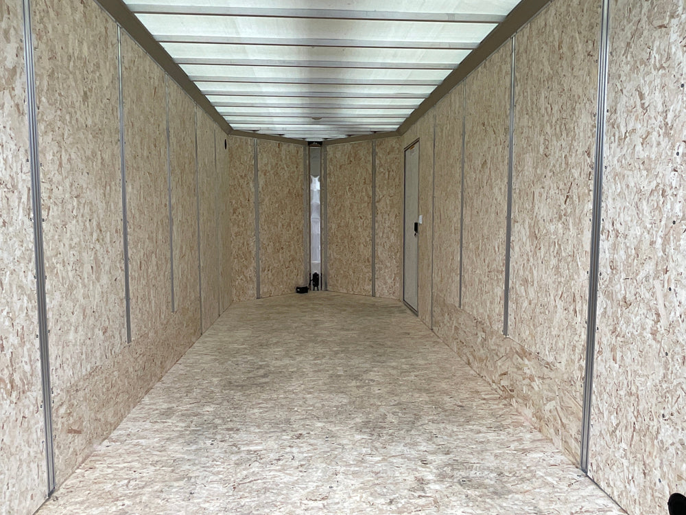 Enclosed Aluminum Cargo Trailer 7'x16' BLACK Barn Contractor Xpress Ultimate Contractor High Country Trailers