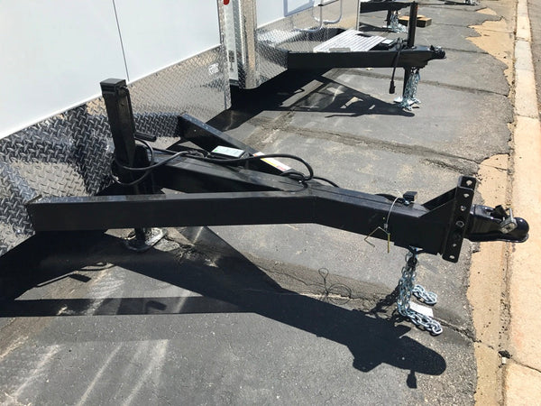 Enclosed Cargo Trailer 7'x16' BLACK RAMP Car Mate Custom 6" up XT Car Mate Trailers