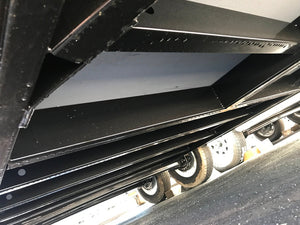 Enclosed Cargo Trailer 7'x16' BLACK RAMP Car Mate Custom 6" up XT Car Mate Trailers