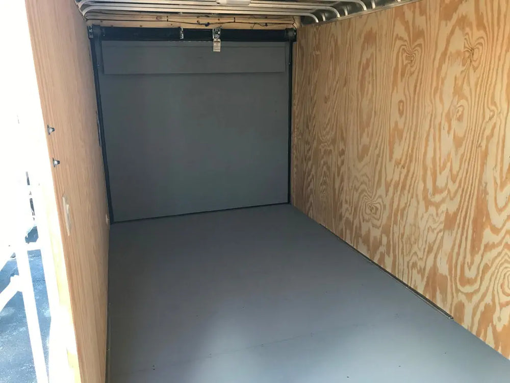 Enclosed Cargo Trailer 7'x16' BLACK RAMP Car Mate Custom 6" up XT Car Mate Trailers