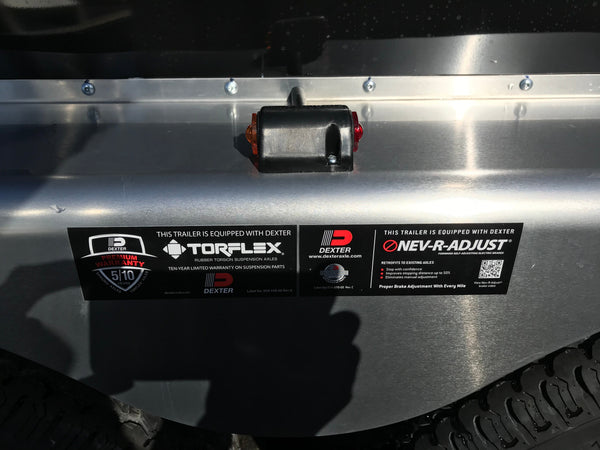 Enclosed Cargo Trailer 7'x16' BLACK RAMP Car Mate Custom 6" up XT Car Mate Trailers