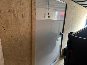 Enclosed Car Hauler Trailer 8.5'x16'+2'V Black Covered Wagon Covered Wagon Trailers