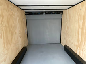 Enclosed Trailer 8.5'x16' Silver Car Mate Contractor 9990 gvwr extra height Car Mate Trailers