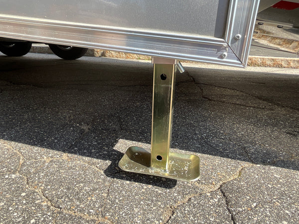 Enclosed Car Hauler Trailer 8.5'x20' V-Nose Silver Ramp Durabull Aluminum 9990 GVWR Elite Escape Door DuraBull Trailers