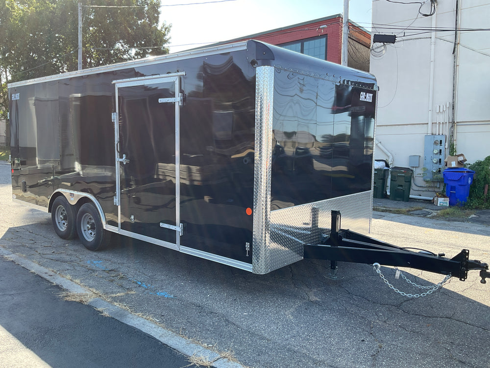 Enclosed Car Hauler Trailer 8.5'x20' Black Car Mate Custom 9990 Gvwr