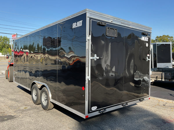 Enclosed Car Hauler Trailer 8.5'x20' Black Car Mate Custom 9990 Gvwr