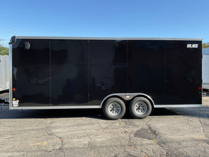 Enclosed Car Hauler Trailer 8.5'x20' Black Car Mate Custom 9990 Gvwr