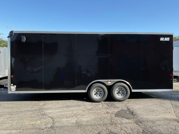 Enclosed Car Hauler Trailer 8.5'x20' Black Car Mate Custom 9990 Gvwr