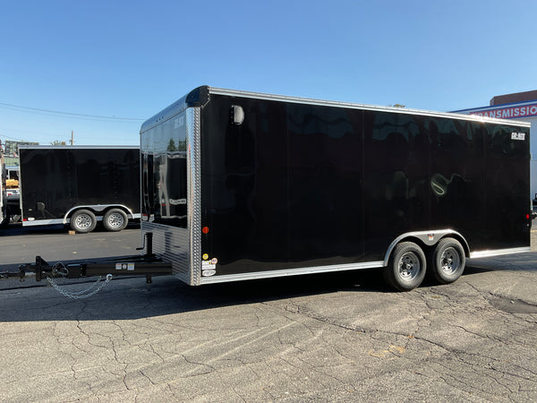Enclosed Car Hauler Trailer 8.5'x20' Black Car Mate Custom 9990 Gvwr