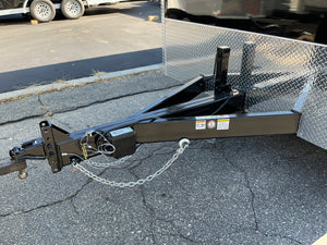 Enclosed Car Hauler Trailer 8.5'x20' Black Car Mate Custom 9990 Gvwr