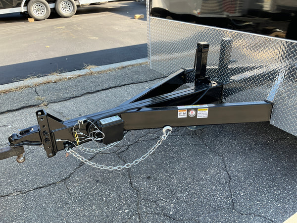 Enclosed Car Hauler Trailer 8.5'x20' Black Car Mate Custom 9990 Gvwr