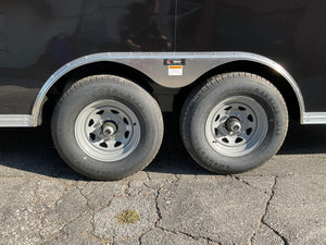 Enclosed Car Hauler Trailer 8.5'x20' Black Car Mate Custom 9990 Gvwr