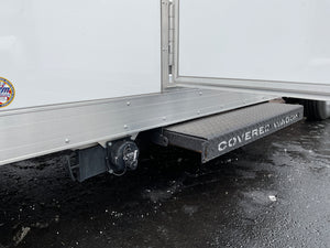 Covered Wagon 8.5X20 Concession Trailer White 10k GVWR