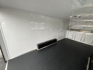 Covered Wagon 8.5X20 Concession Trailer White 10k GVWR