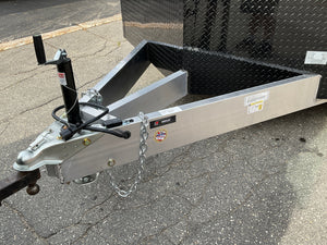Enclosed Car Hauler Trailer 8.5'x20' V-Nose Blackout Ramp Durabull Aluminum 9990 GVWR Elite Escape Door DuraBull Trailers