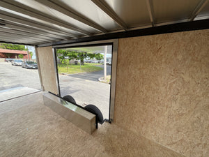 Enclosed Car Hauler Trailer 8.5'x20' V-Nose Blackout Ramp Durabull Aluminum 9990 GVWR Elite Escape Door DuraBull Trailers