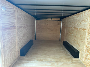 Panther Cargo 8.5’x20′ Enclosed Car Trailer 7k Ramp Door White