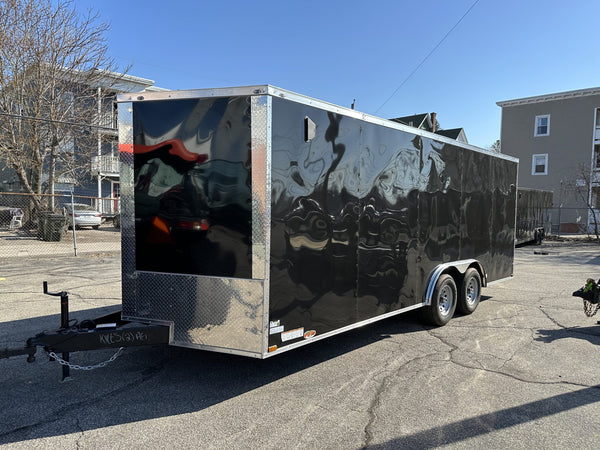 Panther Cargo Enclosed Car Trailer 8.5'x20' 7k Ramp Door Panther Cargo Trailers