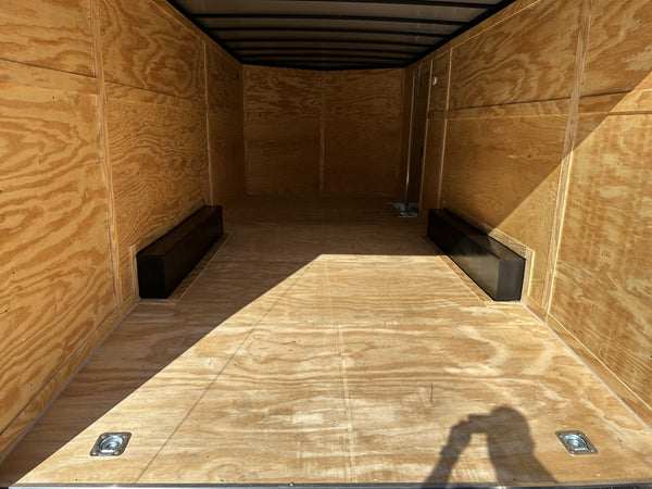 Panther Cargo Enclosed Car Trailer 8.5'x20' 7k Ramp Door Panther Cargo Trailers