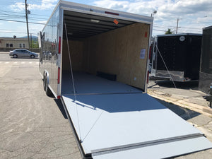 Car Mate Enclosed Car Hauler 8.5'x22' Fuel Tank 9990 GVWR BLACK