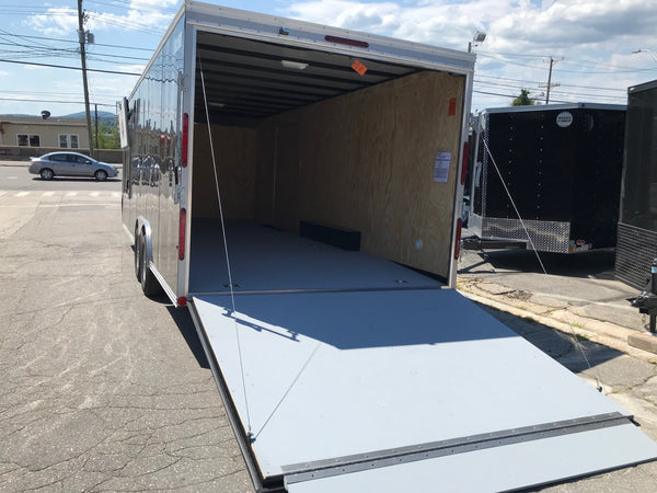Car Mate Enclosed Car Hauler 8.5'x22' Fuel Tank 9990 GVWR BLACK