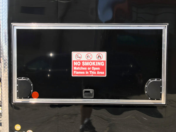 Car Mate Enclosed Car Hauler 8.5'x22' Fuel Tank 9990 GVWR BLACK