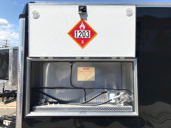 Car Mate Enclosed Car Hauler 8.5'x22' Fuel Tank 9990 GVWR BLACK