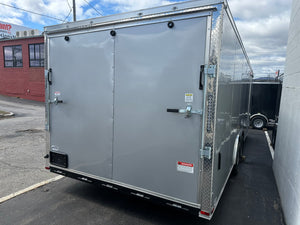 Panther Cargo Trailers  Car Trailer 8.5'x24' 7k Ramp Door Silver