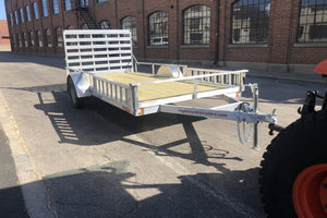 High Country Aluminum Utility Trailer 80"x14' w/ D-Rings and ATV Side Ramps High Country Trailers