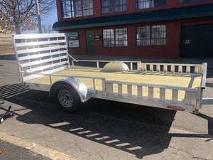 High Country Aluminum Utility Trailer 80"x14' w/ D-Rings and ATV Side Ramps High Country Trailers