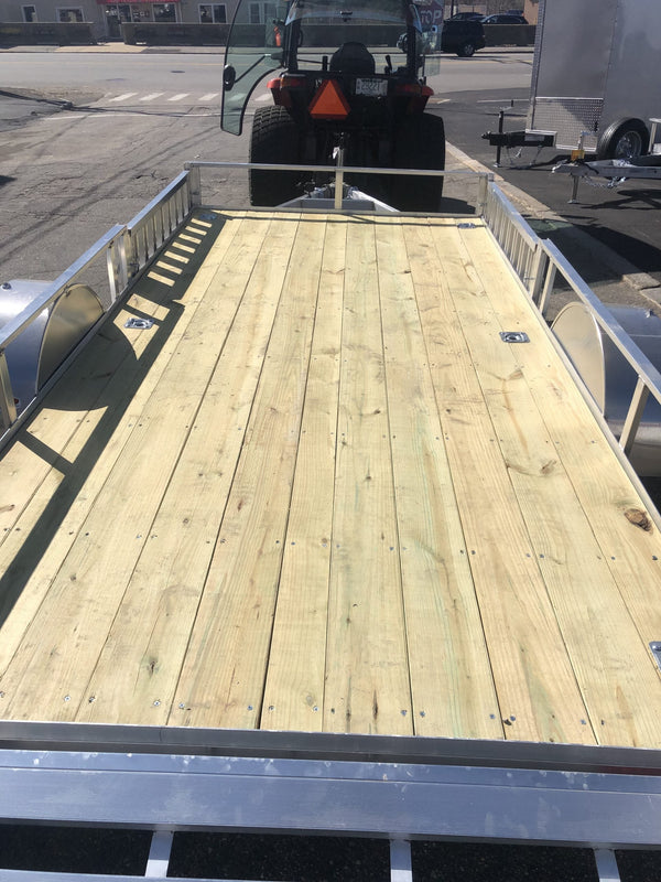 High Country Aluminum Utility Trailer 80"x14' w/ D-Rings and ATV Side Ramps High Country Trailers