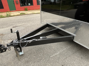 Enclosed Car hauler Trailer 8.5X20' 7' Interior Black Xtreme Cargo - Flat Front Xtreme Cargo Trailers