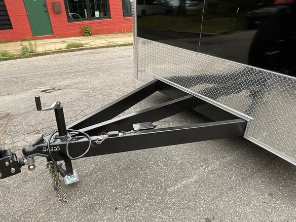 Enclosed Car hauler Trailer 8.5X20' 7' Interior Black Xtreme Cargo - Flat Front Xtreme Cargo Trailers
