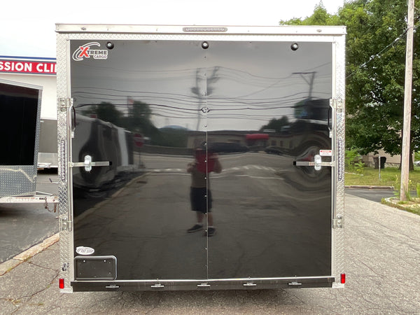 Enclosed Car hauler Trailer 8.5X20' 7' Interior Black Xtreme Cargo - Flat Front Xtreme Cargo Trailers