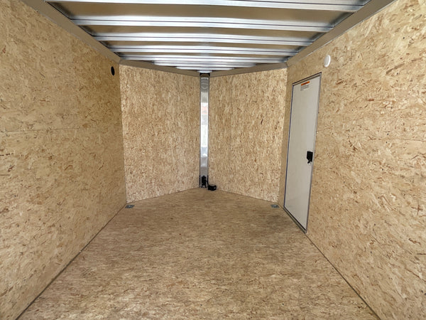 Enclosed Car Hauler Trailer 8.5'x20' V-Nose Black Ramp Xpress Aluminum Xpress Trailers
