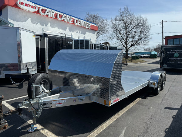 80″x22′ High Country Aluminum Open Car Hauler Trailer w/extruded aluminum deck