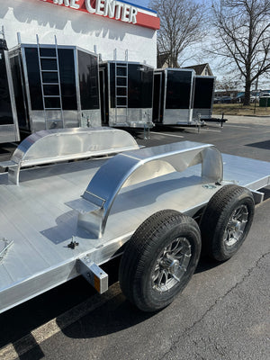 80″x22′ High Country Aluminum Open Car Hauler Trailer w/extruded aluminum deck