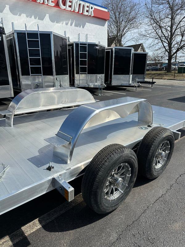 80″x22′ High Country Aluminum Open Car Hauler Trailer w/extruded aluminum deck