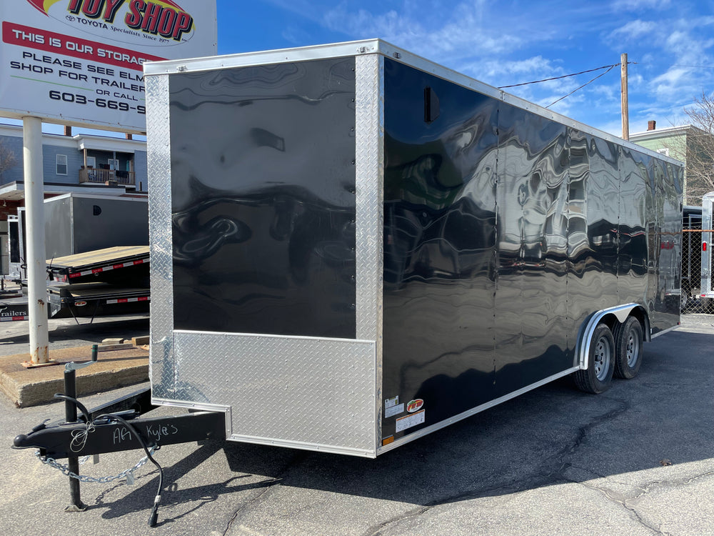 Panther Cargo 8.5’x20′ Enclosed Car Trailer 7k Ramp Door Black