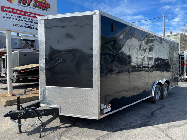 Panther Cargo 8.5’x20′ Enclosed Car Trailer 7k Ramp Door Black